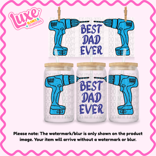 16oz UV DTF Wrap | Best Dad | #3917