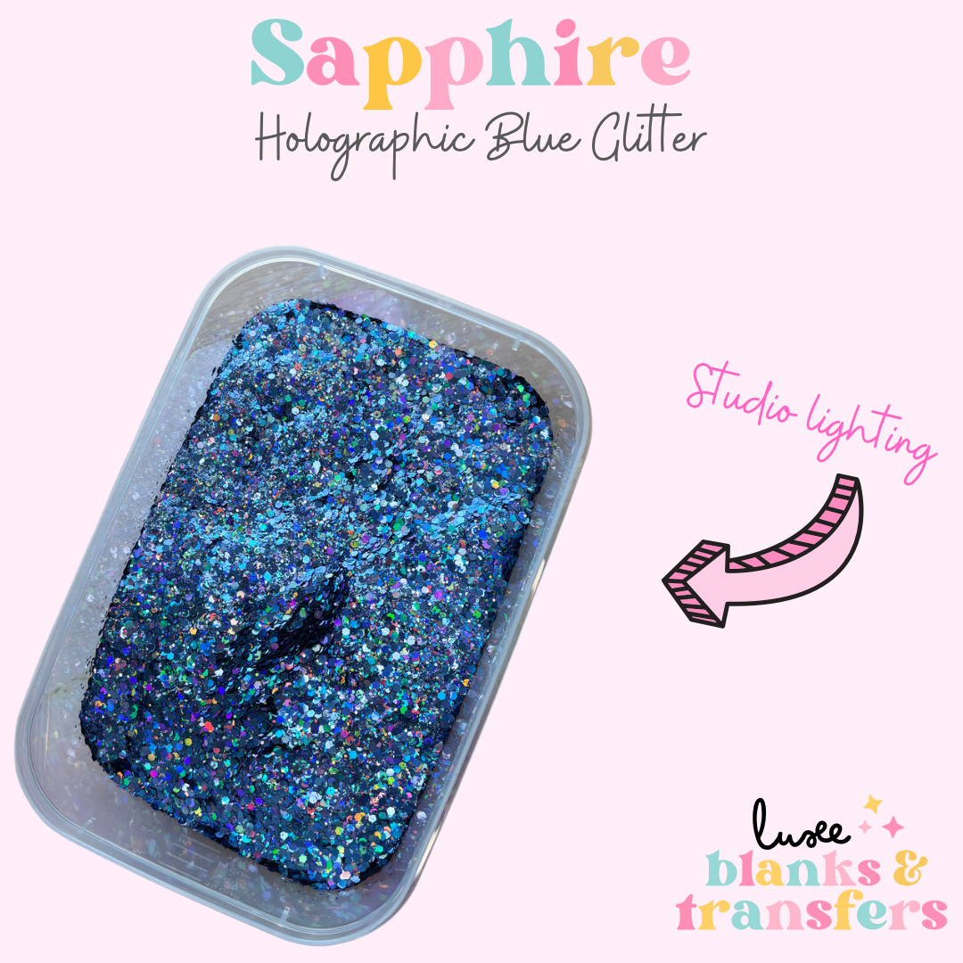 “Sapphire” Chunky Mix Glitter