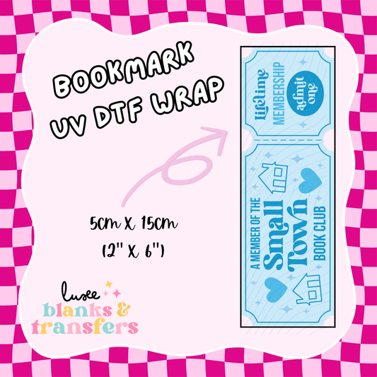 Bookmark UV DTF Wrap (#D18)