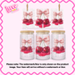 16oz UV DTF Wrap | Red VL Pattern Cherry | #2039