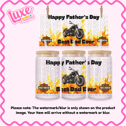 16oz UV DTF Wrap | Best Dad Ever HD | #3919