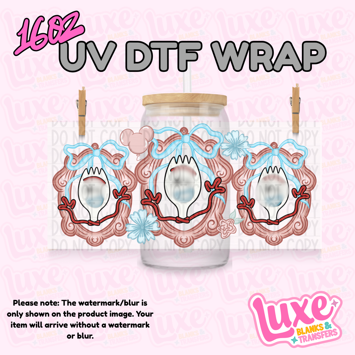 16oz UV DTF Wrap | F0rk Frame | #4387