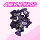 Flatback Acrylic Bead | Zero Chill Zero F's