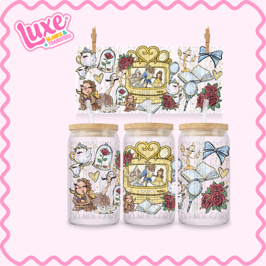 16oz UV DTF Wrap | Beauty Princess TV | #3450