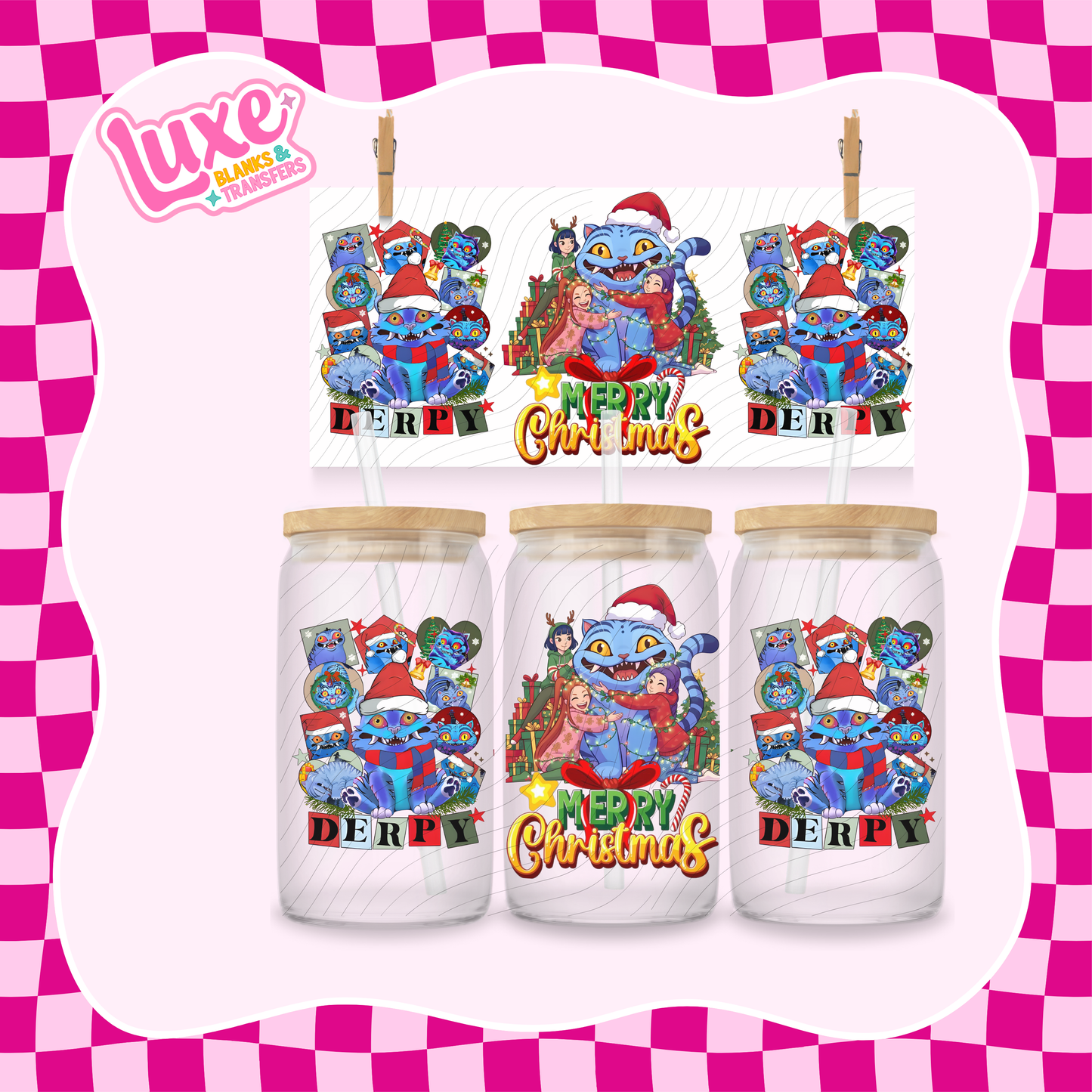 K-Pop Demon Hunters Xmas | UV DTF Wrap | #1199