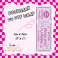 Bookmark UV DTF Wrap (#D22)