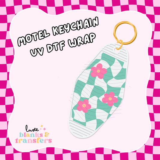 Motel Keychain UV DTF Wrap (#C07)