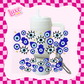 Mini Keychain Tumbler UV DTF Wrap | Evil Eye | #E07