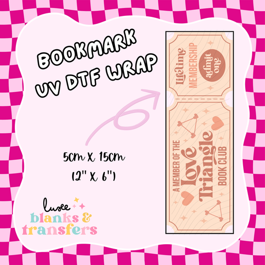 Bookmark UV DTF Wrap (#D23)
