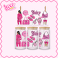16oz UV DTF Wrap | Juicy Pink | #2960