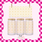 Gold Glitter Pattern LV UV DTF Wrap (#680)