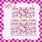 16oz UV DTF Wrap | Cutesy HK Heart #1696 | READY TO SHIP
