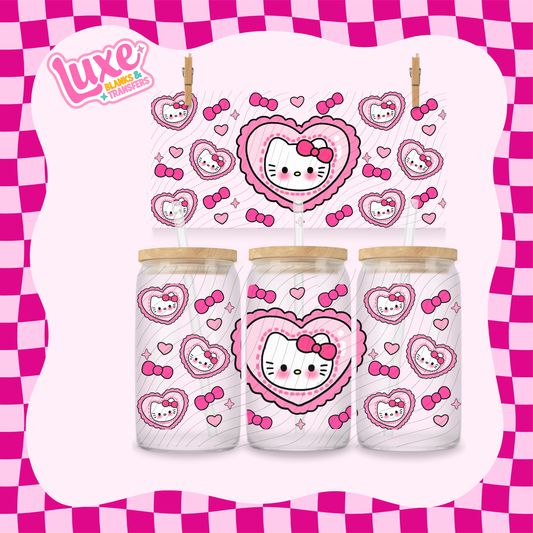 Cutesy HK Heart | 16oz UV DTF Wrap | #1696