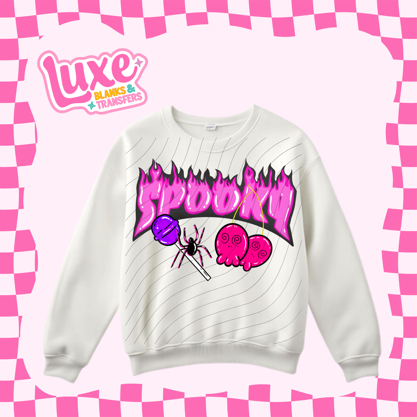 Spooky Flame | DTF Heat Transfer | #79