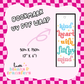 Bookmark UV DTF Wrap (#D25)