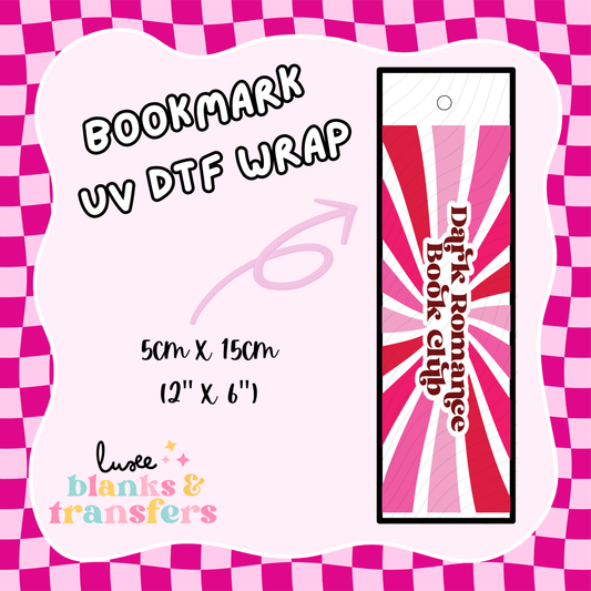 Bookmark UV DTF Wrap (#D26)