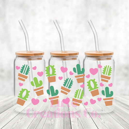 Cute Cactus UV DTF Wrap (#100)