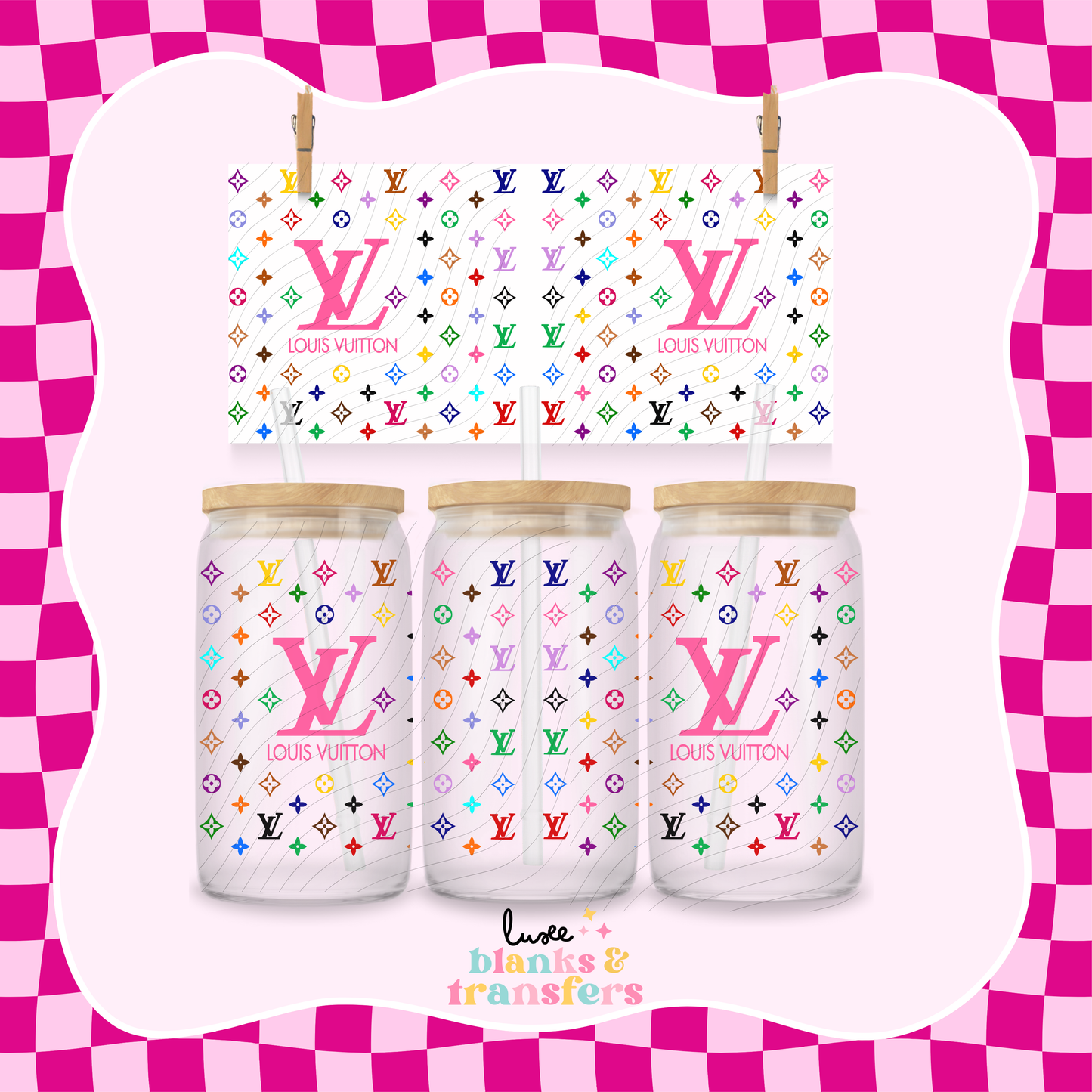 Colour LV #2 UV DTF Wrap (#683)