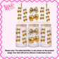 16oz UV DTF Wrap | Gold Cherry Boujee | #2047