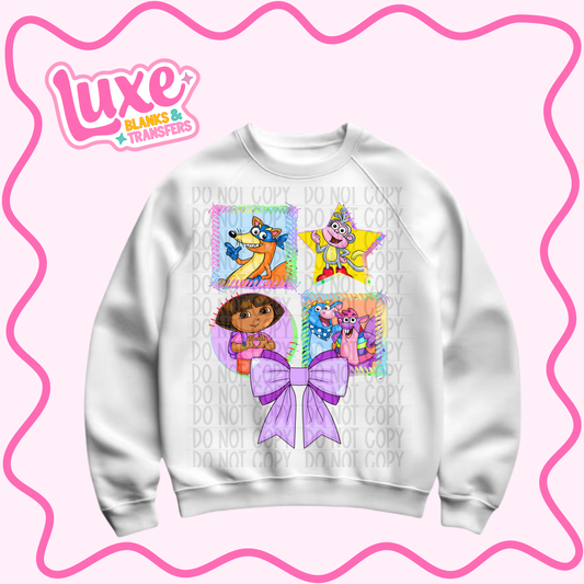 DTF Heat Transfer | Do-ra Bows | #813