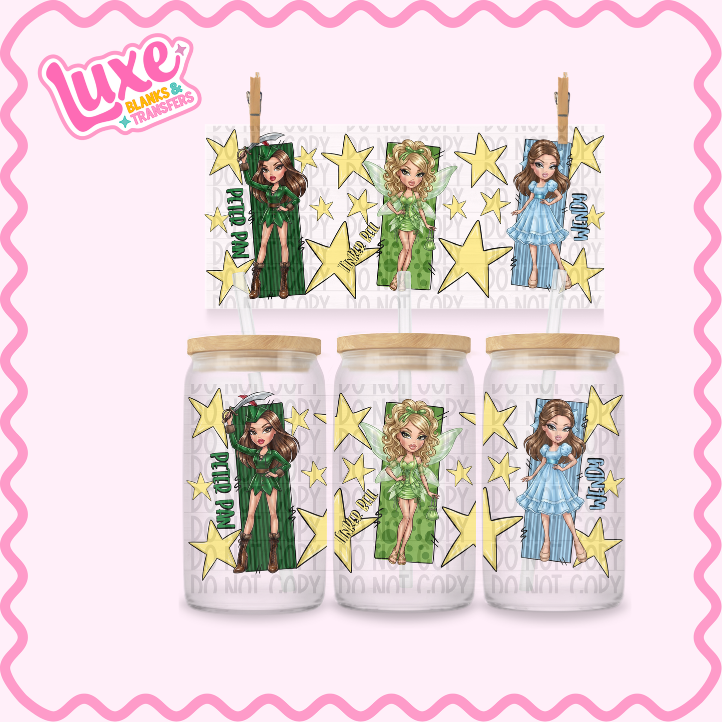 16oz UV DTF Wrap | Fairies Brat | #3456
