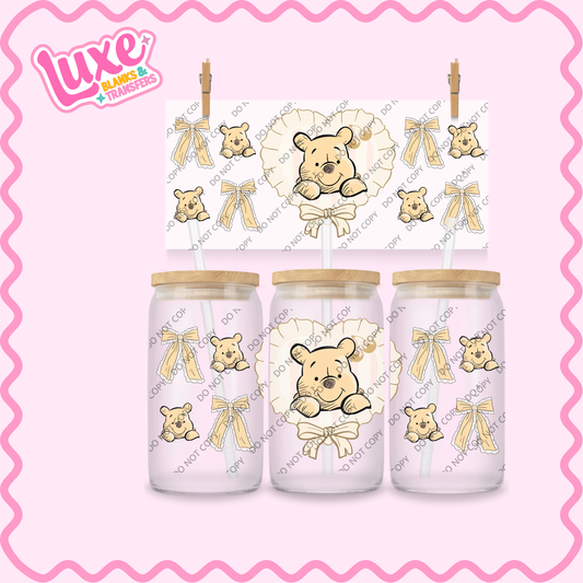 16oz UV DTF Wrap | Cutesy Win Bows | #2179