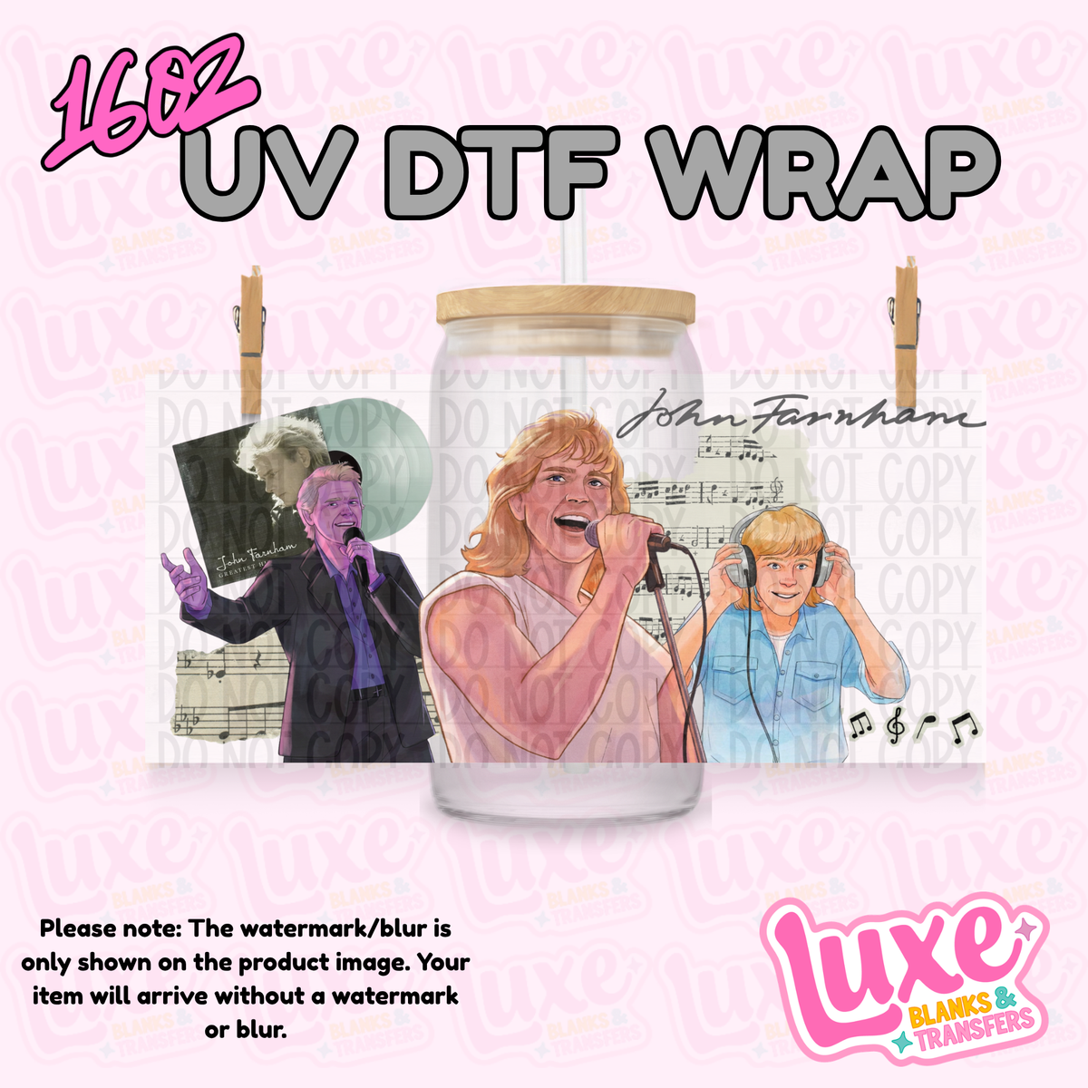 16oz UV DTF Wrap | John.F | #4395
