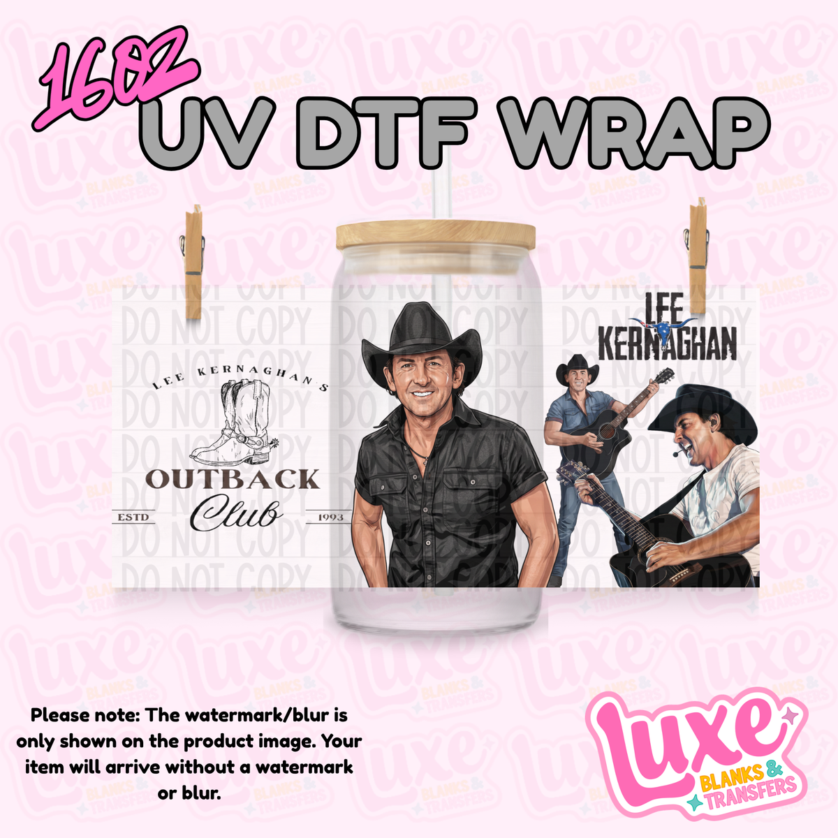 16oz UV DTF Wrap | Lee K | #4396