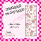 Bookmark UV DTF Wrap (#D30)