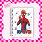 A5 Journal UV DTF Transfer | 6 7 Spidey | #A92
