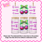 16oz UV DTF Wrap | Neon Cherry Boujee | #2049A