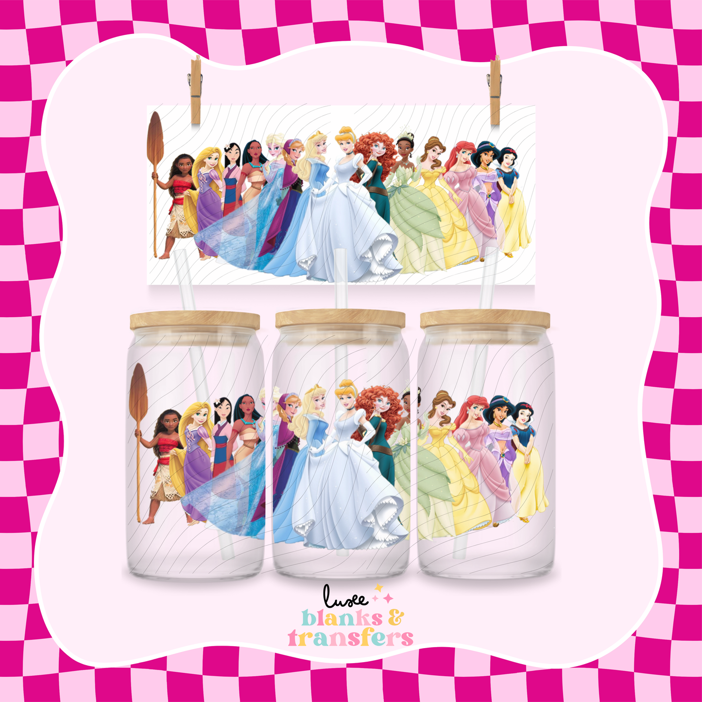 Princesses UV DTF Wrap (#687)
