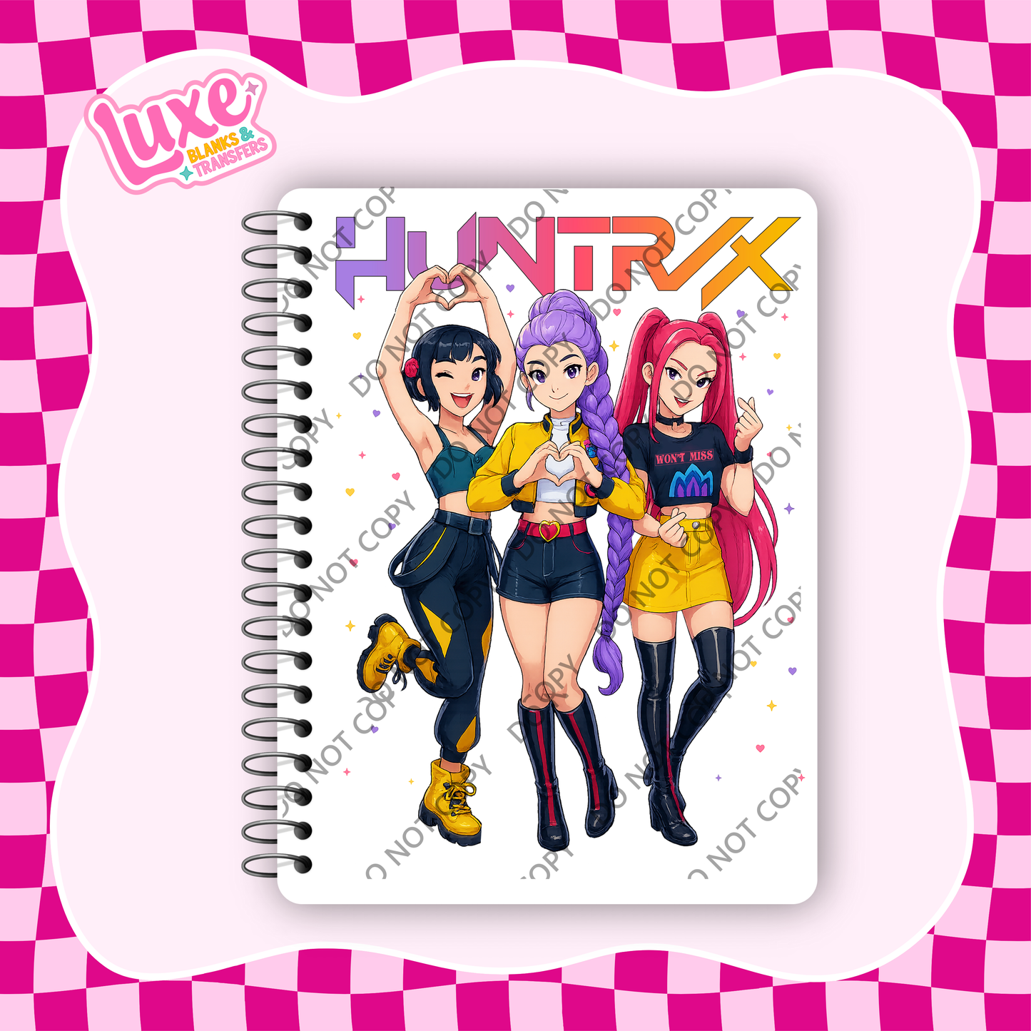 A5 Journal UV DTF Transfer | K-Pop Girls | #A93