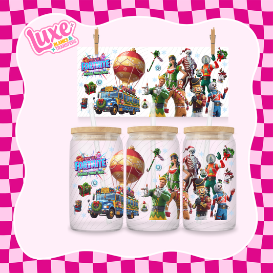 Fort Game Xmas | UV DTF Wrap | #1209