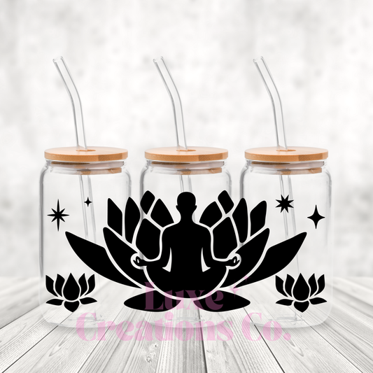 Black Lotus UV DTF Wrap (#95)