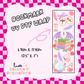 Bookmark UV DTF Wrap (#D32)