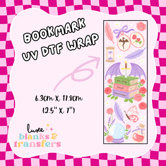 Bookmark UV DTF Wrap (#D32)