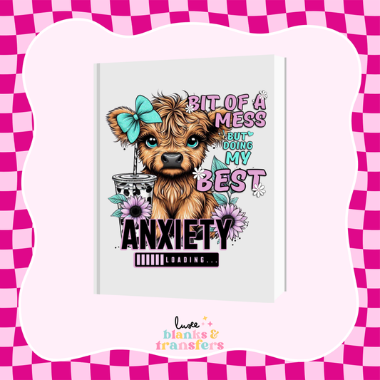 "Doing My Best" A5 Journal UV DTF Transfer (#A08)