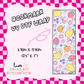 Bookmark UV DTF Wrap (#D34)