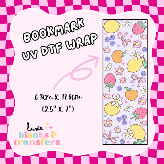 Bookmark UV DTF Wrap (#D34)