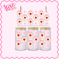 16oz UV DTF Wrap | Coquette Apple | #2972