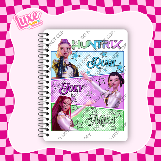 A5 Journal UV DTF Transfer | K-Pop Girls | #A97