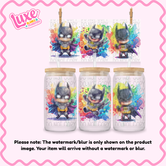 16oz UV DTF Wrap | Bat Colour Cute | #N44 (Copy)