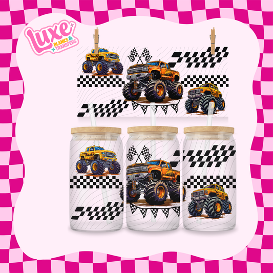 Monster Truck Racing 5 | 16oz UV DTF Wrap | #1708