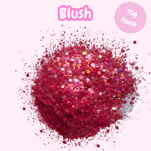 “Blush” Chunky Glitter (75g Pouch)