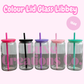 16oz Glass Libbey Colour Lid