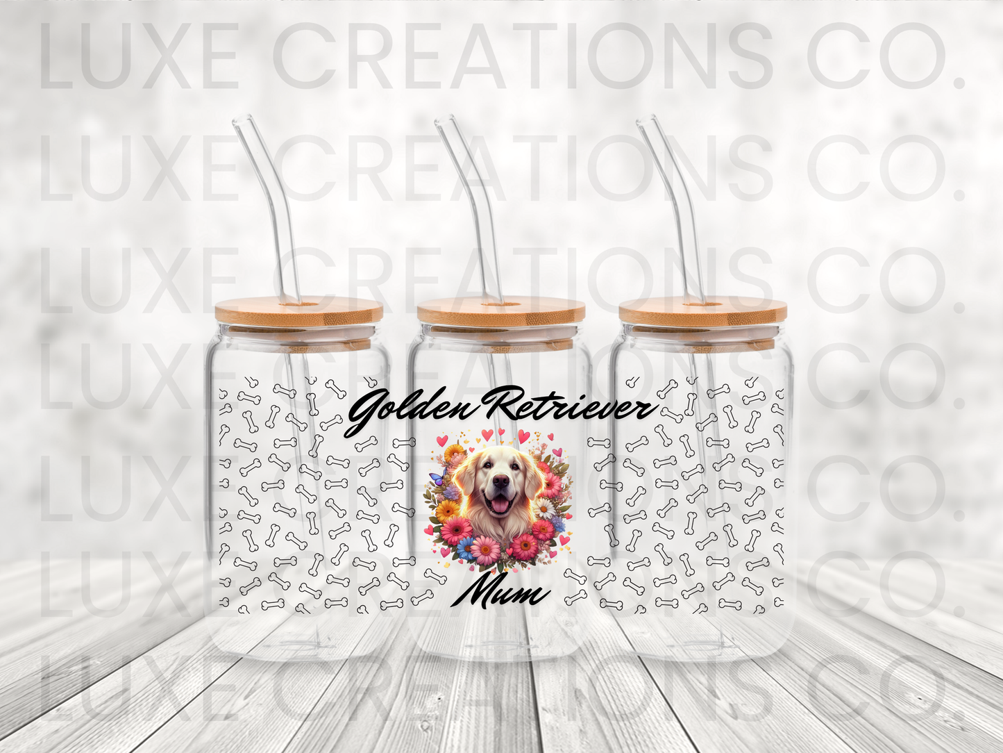 Golden Retriever Mum Wrap (#43)