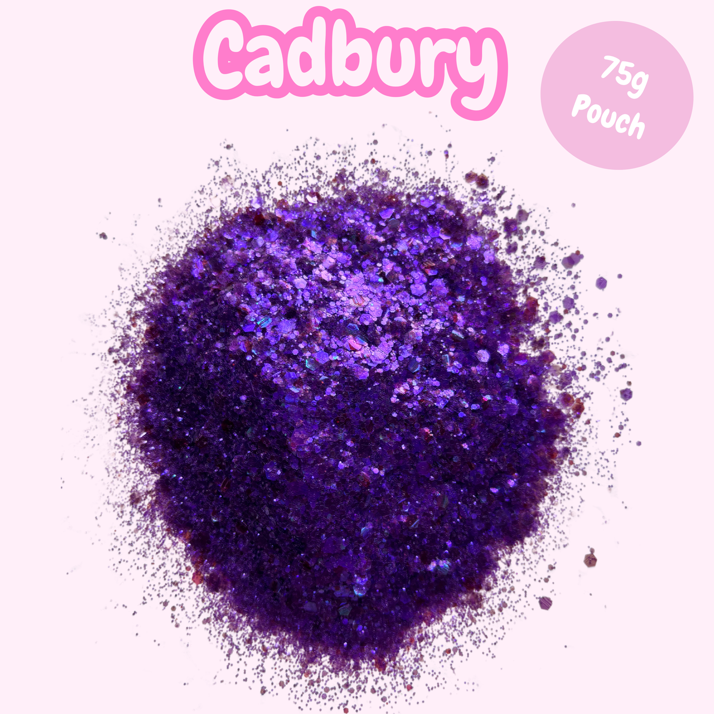 “Cadbury” Chunky Glitter (75g Pouch)
