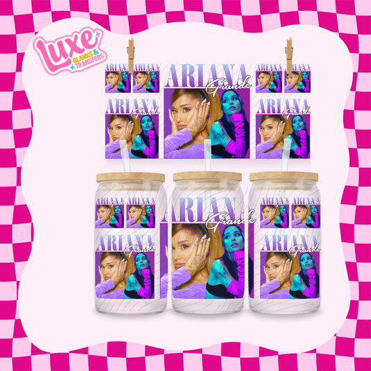 Ariana G. | 16oz UV DTF Wrap | #1710