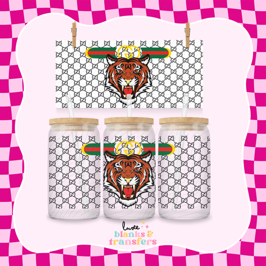 Tiger G Pattern UV DTF Wrap by Luxe (#696)